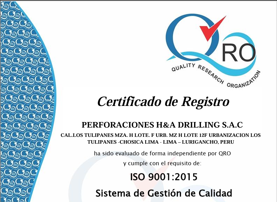 Certificación ISO